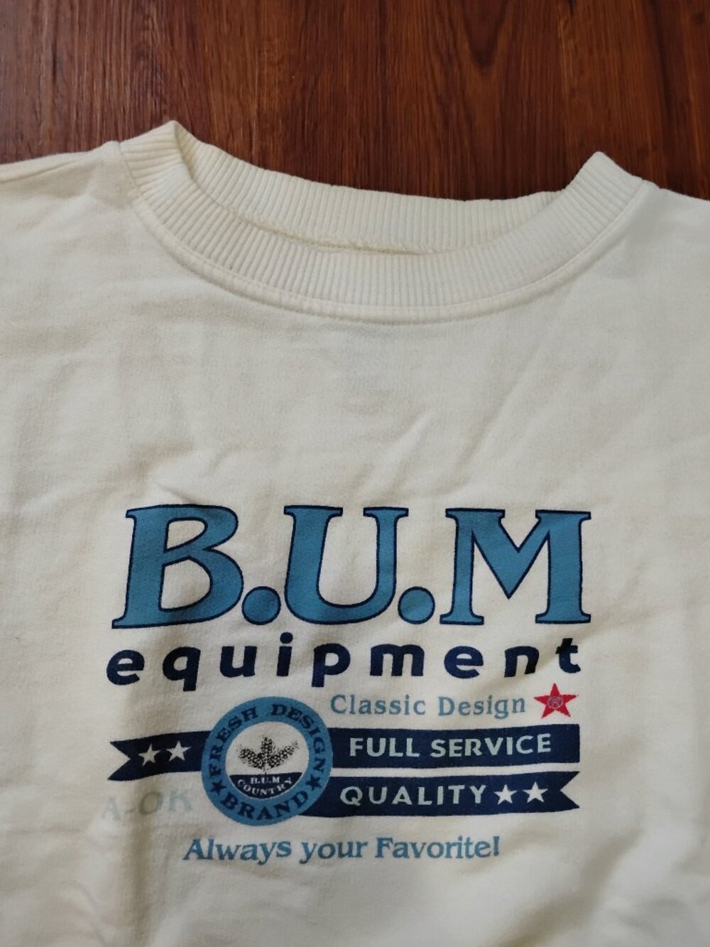 Vintage B.U.M. Equipment Crewneck Sweatshirt